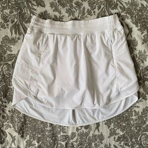 Lululemon Athletica White Tennis Skort